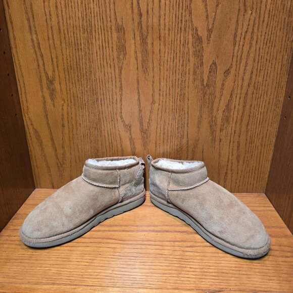 UGG Classic Ultra Mini Women's Chestnut Authentic Fashion Boots Size 7 (9.5") - Picture 3 of 9